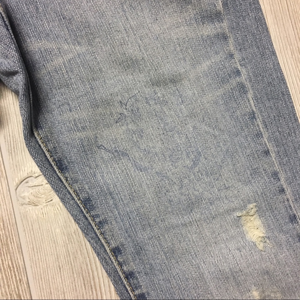 Vintage Destroyed Levi's sketched Jeans Size 5 - Picture 5 of 8